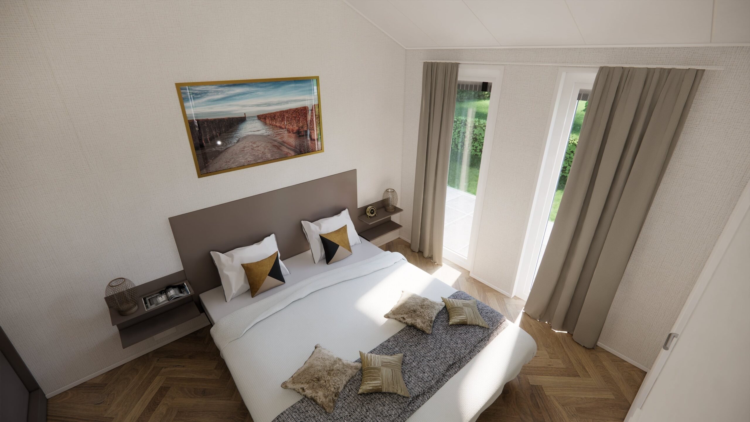 Chalet total mooring pole 4p beachcomber 5 h